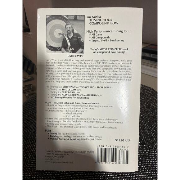 Tuning Your Compound Bow (5th Edition) by Larry Wise –Archery / Bowhunting Guide - Picture 2 of 5
